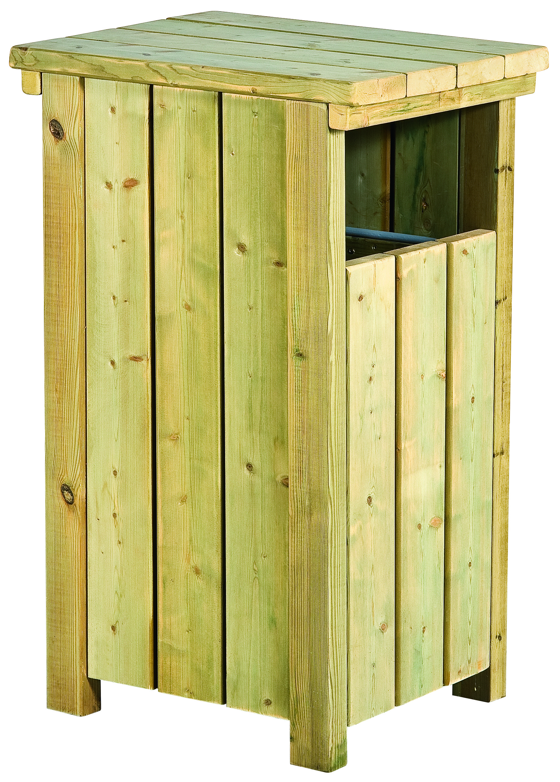 corbeille de rue bois Gardiole Discount